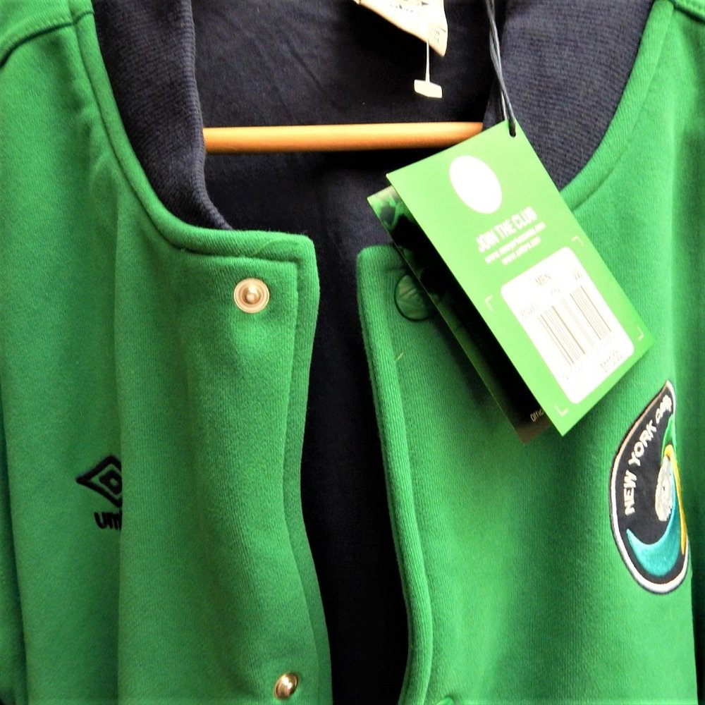 NWT Jacket Men Soccer Umbro XL, 2XL 61022U Pele's US team NY Cosmo Retail $110 - Picture 6 of 8